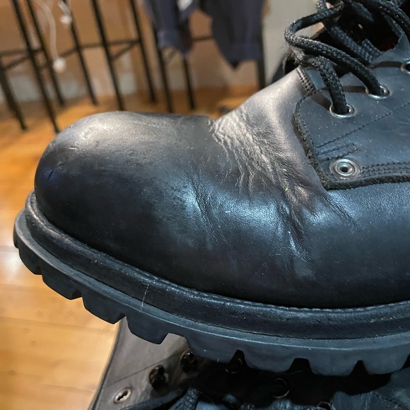 Amazing Italian boots from film studio surplus! Size 11 all leather add Vibram!! - Picture 13 of 16